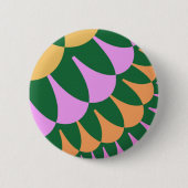 Orangefarbene und grüne Schuppen Button (Vorderseite)