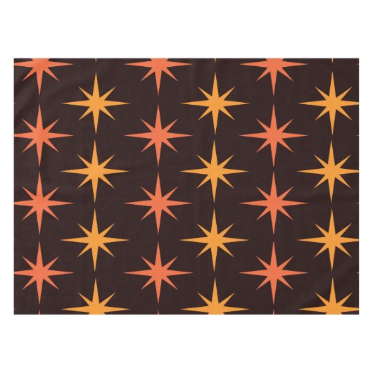 Orangefarbene und orangefarbene Sternexplosion Mit Tischdecke (Vorderseite (Horizontal))