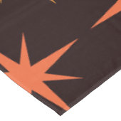 Orangefarbene und orangefarbene Sternexplosion Mit Tischdecke (Schrägansicht)