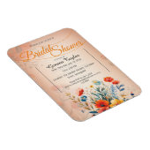 Orangefarbene und pastellfarbene Farben mit bemalt Magnet (Rechte Seite)