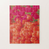 Orangefarbene und rosa Tulips Puzzle (Vertikal)
