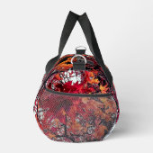 Orangefarbene und rote Blätter Duffle Bag (Rechts)