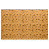 Orangefarbene und schwarze Halloween-Fledermäuse G Stoff (Yard (91,4 cm))
