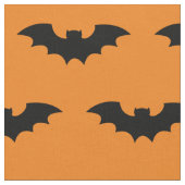 Orangefarbene und schwarze Halloweengewebe mit Fle Stoff (Nahaufnahme)
