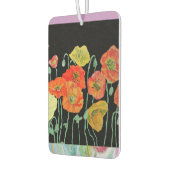 Orangefarbene und schwarze Pfefferkuchen Freshener Autolufterfrischer (Links)