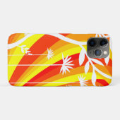 Orangefarbene und weiße botanische Illustration Case-Mate iPhone Hülle (Rückseite (Horizontal))