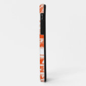 Orangefarbene und weiße Mauer Case-Mate iPhone Hülle (Hinten/Links)