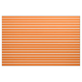 Orangefarbene und weiße Streifen Stoff (Yard (91,4 cm))