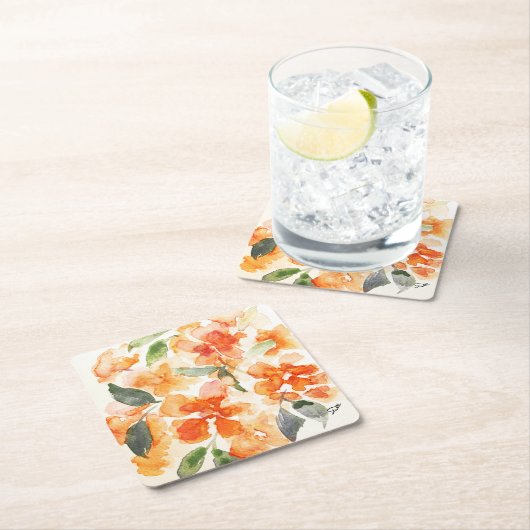 Orangefarbene Untersetzer (Vor Ort)