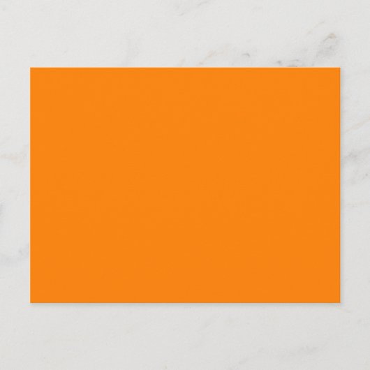 Orangefarbene Vorlage für personalisierte Bilder u Postkarte (Vorderseite)