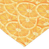 Orangefarbene Wasserscheiben Tischdecke (Schrägansicht)