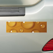Orangefarbene Wassertropfengewebe Autoaufkleber (Auf Auto)