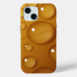 Orangefarbene Wassertropfengewebe Case-Mate iPhone Hülle