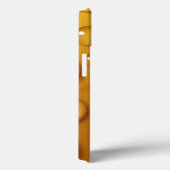 Orangefarbene Wassertropfengewebe Case-Mate iPhone Hülle (Rückseite / Rechts)