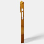 Orangefarbene Wassertropfengewebe Case-Mate iPhone Hülle (Rückseite / Links)