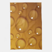 Orangefarbene Wassertropfengewebe Geschirrtuch (Vertikal)