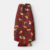 Orangefarbene weiße Schmetterlinge, Smaragd, Sapph Flaschenkühler (Rückseite)