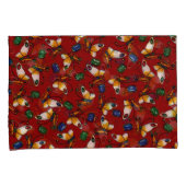 Orangefarbene weiße Schmetterlinge, Smaragd, Sapph Kissenbezug (Vorderseite-Rechts)