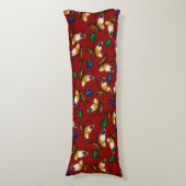 Orangefarbene weiße Schmetterlinge, Smaragd, Sapph Seitenschläferkissen (Vorderseite Vertikal)