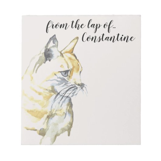 Orangefarbene weiße Tablette aus der Runde Notizblock (Vorderseite)