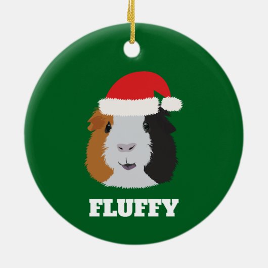 Orangefarbene, weiße und schwarze Guinea Keramik Ornament (Hinten)