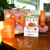 Orangefarbene weiße Werbelogos Schneeflocken Weihn Ripsband