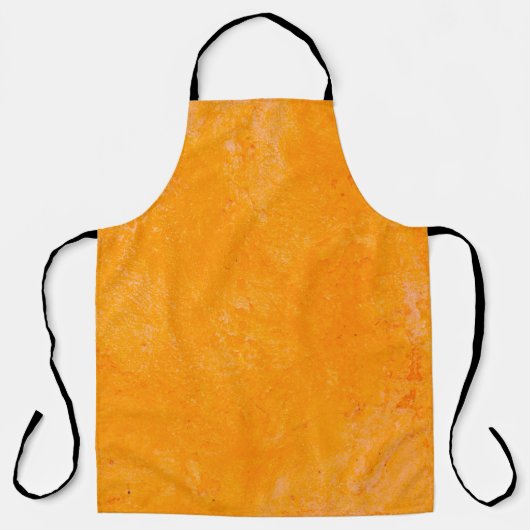 Orangefarbene Zementoberfläche, abstraktes Muster  Schürze (Vorderseite)
