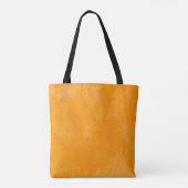 Orangefarbene Zementoberfläche, abstraktes Muster Tasche (Rückseite)