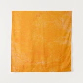 Orangefarbene Zementoberfläche, abstraktes Muster Wandteppich (Vorderseite (Horizontal))