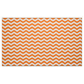 Orangefarbene Zickzack Upholsterie Stoff (Fat Quarter (45,7 x 55,9 cm))