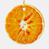 Orangefarbene Zierobjekte Keramikornament (Hinten)