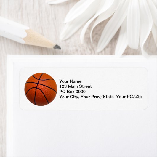 Orangefarbener Basketball (Insitu)