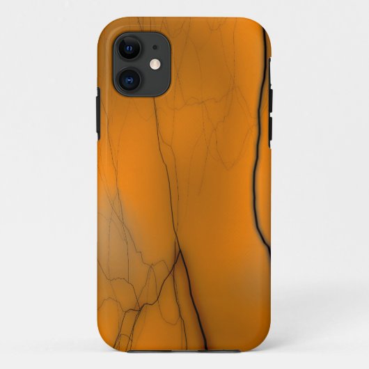 orangefarbener Blitzgerät Case-Mate iPhone Hülle (Rückseite)