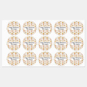 Orangefarbener Fall Adhesiv/wasserdicht Etiketten (Blatt)