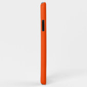 Orangefarbener Farbhintergrund Case-Mate iPhone Hülle (Hinten/Rechts)