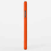 Orangefarbener Farbhintergrund Case-Mate iPhone Hülle (Hinten/Rechts)