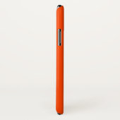Orangefarbener Farbhintergrund Case-Mate iPhone Hülle (Hinten/Rechts)