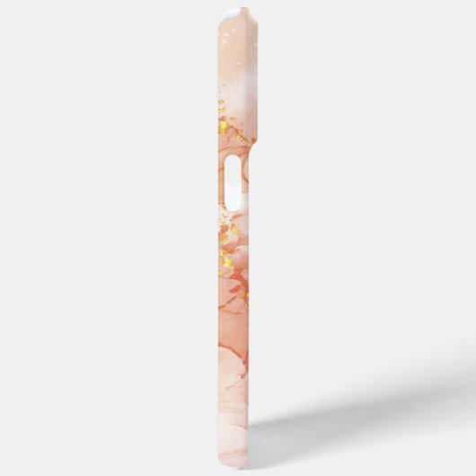 Orangefarbener Glitzer für Aquarellfarben Case-Mate iPhone Hülle (Rückseite / Rechts)