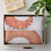 Orangefarbener Herzdrache Seidenpapier (Geschenk)