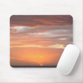 Orangefarbener Himmel Mousepad (Mit Mouse)