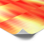 Orangefarbener Hintergrund Poster (Ecke)