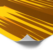 Orangefarbener Hintergrund Poster (Ecke)