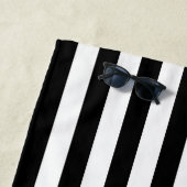 Orangefarbener klassischer Cabana-Streifen Strandtuch (Beispiel)