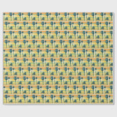 Orangefarbener Landkreis, kalifornische Strände Geschenkpapier (Flach)