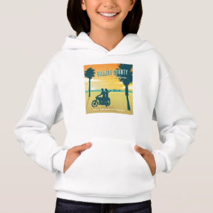 Orangefarbener Landkreis, kalifornische Strände Hoodie