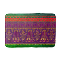 Orangefarbener lila bohemianischer gipsischer Soul