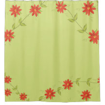 Orangefarbener Limoner Vorhang