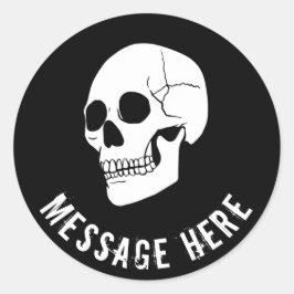 Orangefarbener Orange-Sticker für den runden Stick Runder Aufkleber