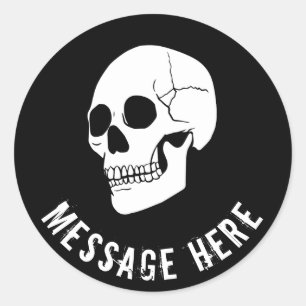 Orangefarbener Orange-Sticker für den runden Stick Runder Aufkleber