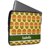 Orangefarbener Pfirsichgewächse Laptopschutzhülle (Vorne Rechts)
